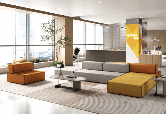 Warehouse storage of bulk office furniture supply