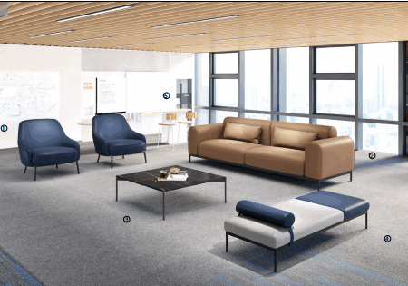 Close up of weather-resistant commercial grade fabric on an outdoor sofa.
