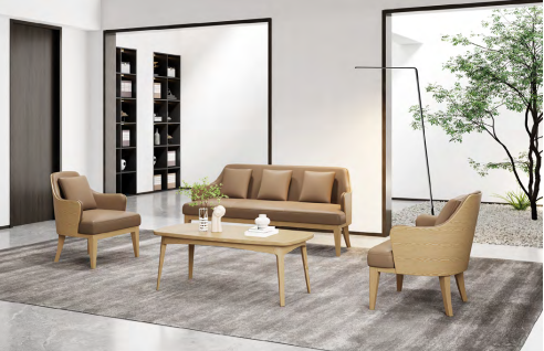 High-end hospitality furniture arrangement for a luxury resort
