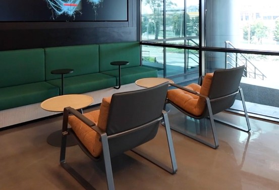 Commercial outdoor furniture warehouse in Canada