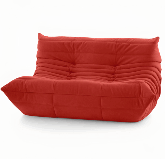 Modern commercial patio furniture set in a Canadian urban setting