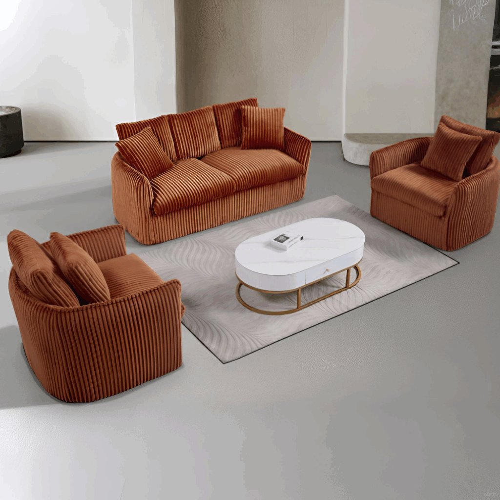 Modern outdoor sofa Canada 135 model in a commercial patio setting
