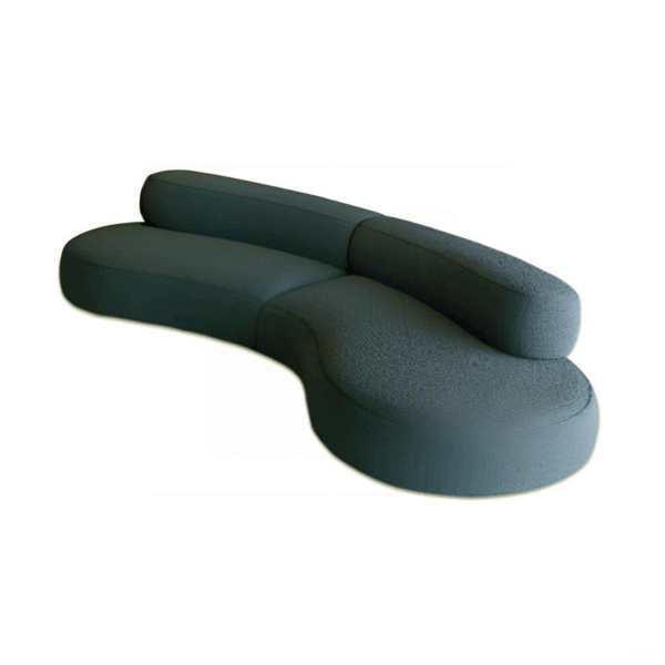 Close up of durable exterior furniture materials for cold climates
