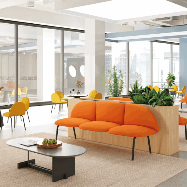 Wholesale stackable outdoor chairs in a warehouse setting