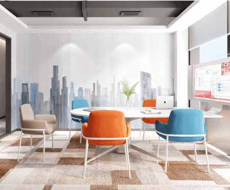 Modern conference table Canada 173 in a professional boardroom setting