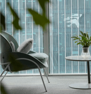 Modern outdoor office space for Canadian startups with minimalist furniture