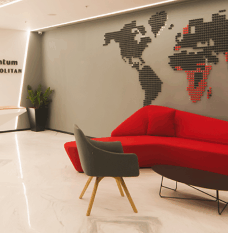 Modern commercial office layout featuring workspace furniture Canada 138 series