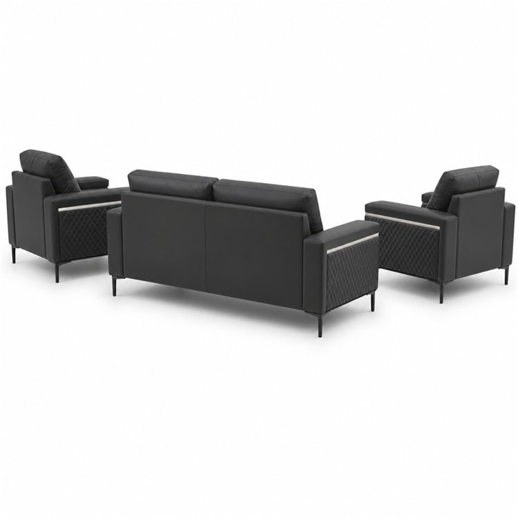 High-density Sponge Segmented Modular Multifunctional Office Sofa Combination Light Luxury Texture Office Furniture