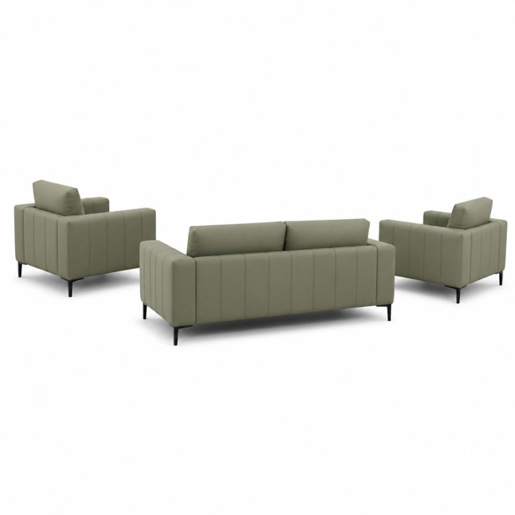 High-end Luxury PU Leather Office Sofa Set Modern Minimalist Reception Area Sofa for Executive Office