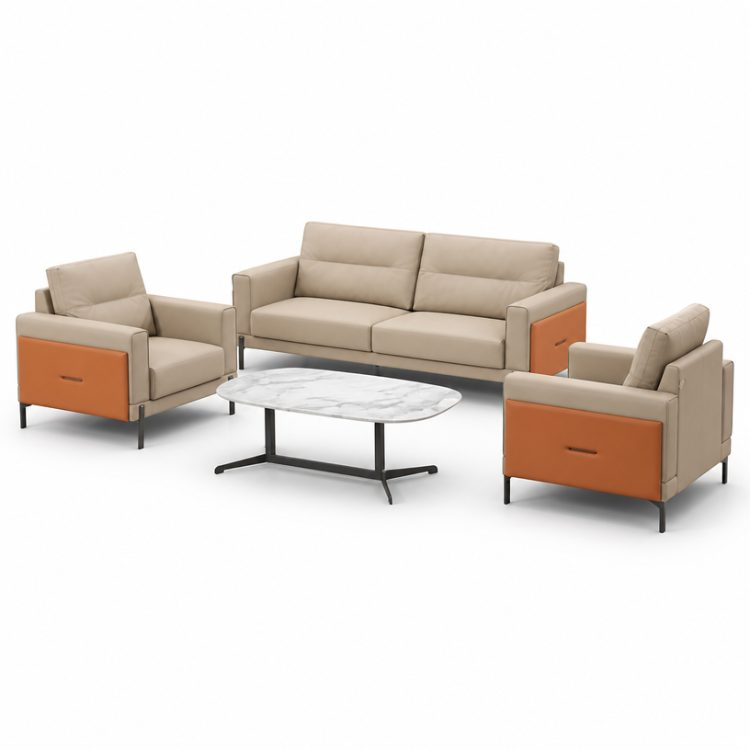 Simple Office Sofa Creative Designer Modern Business Reception Meeting and Negotiation Living Room Hotel Lobby Combination Set