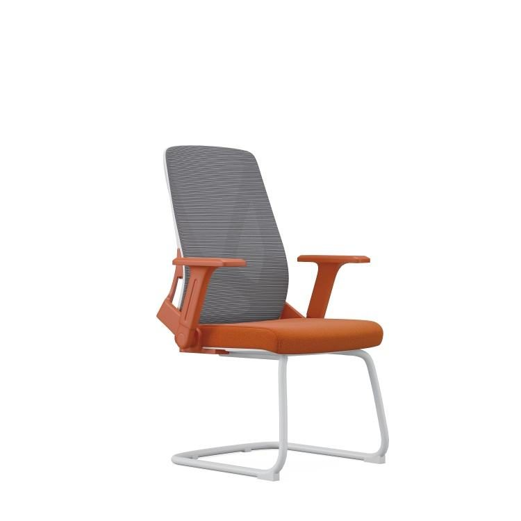 Modern Guest Chair Ergonomic Office Mesh Chair with Durable Fabric Reception Conference Chair