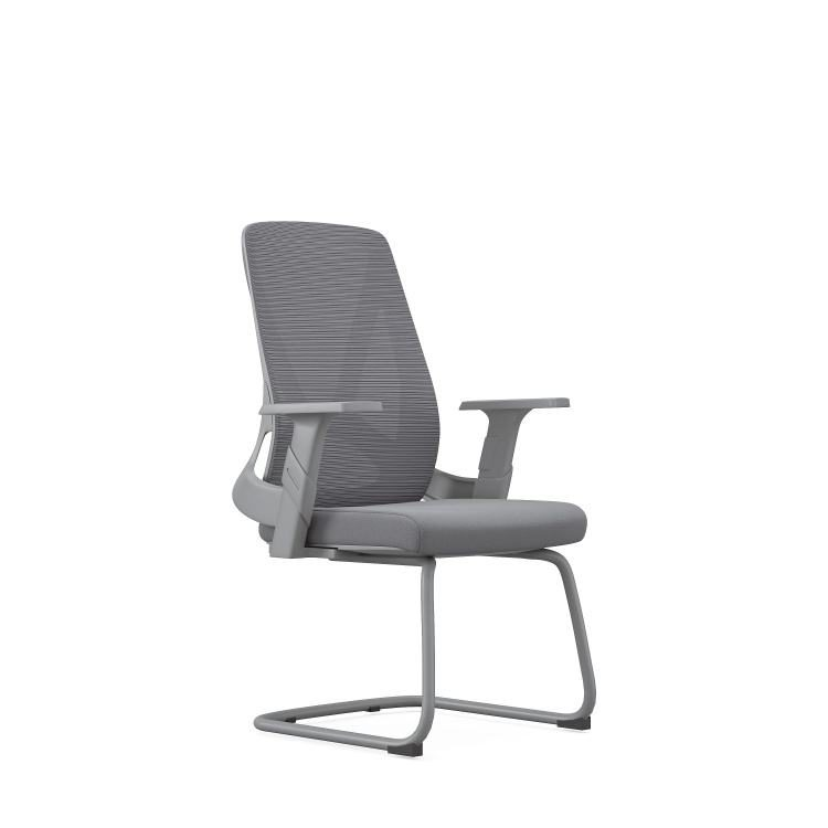 Advanced Mesh Office Work Station Chair With Fixed Chromed Legs Office Guests Staff Chair for Conference Room
