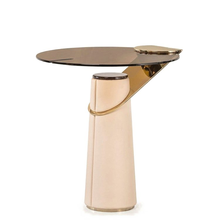 Custom-made Nordic Glass Coffee Table Modern Design Durable Hotel & Living Room Furniture