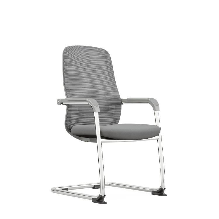 Comfortable Ergonomic Office Chair Computer Chair Home Seating Long Periods Conference Reception Mesh Curved-Back Fixed
