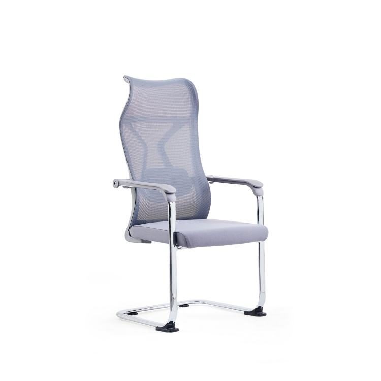 High Quality Business Visitors Ergonomic Mesh Back Office Meeting Room Chairs Conference Fixed Office Chairs