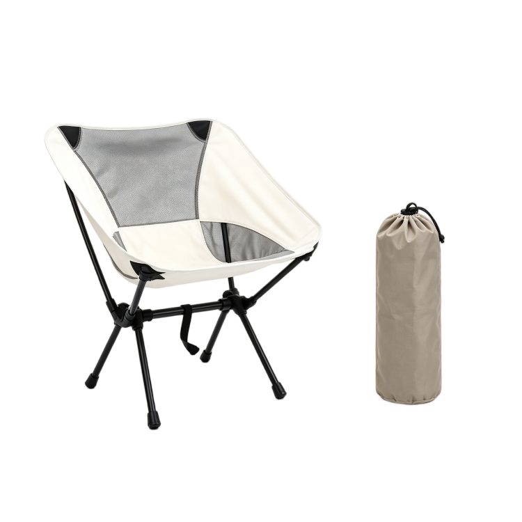 Factory Lightweight Durable Camping Chairs Folding Moon Hiking Foldable Backpack Fishing Ultralight Outdoor Furniture