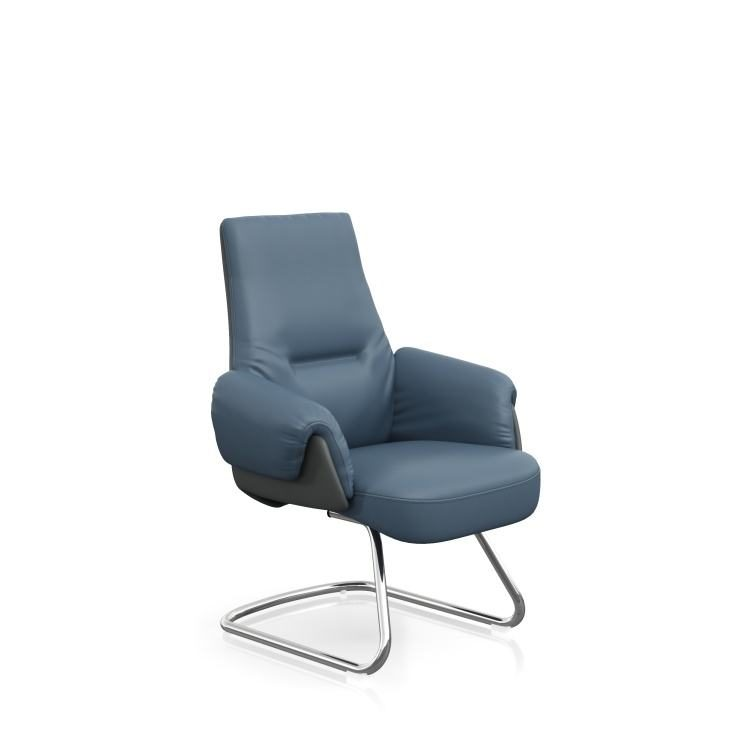 Executive Chair PU Leather Durable Construction Comfortable Ergonomic Design Modern Design Home Office Boss Chair