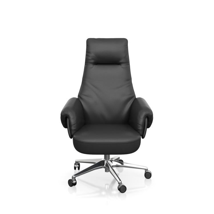 Premium Modern Office Chair Meeting Room Swivel Rocking Chair Comfortable Armrest Guest Height Adjustment for Commercial