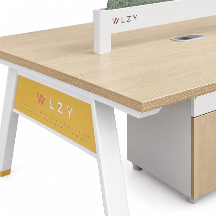 Modern Minimalist Staff Desk Chair Set Office Partition Cubicle 2/4/6 Person Modular Workstation Computer Staff Office Desk