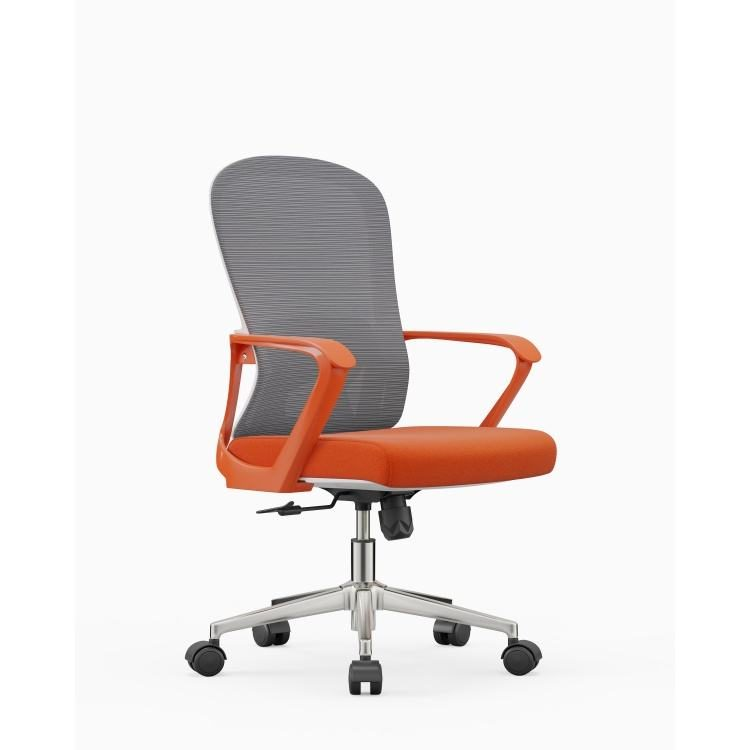 Modern Executive Meeting Room Chair with Middle Back Mesh Ergonomic PP Lift Swivel Chair Reclining Office Chair