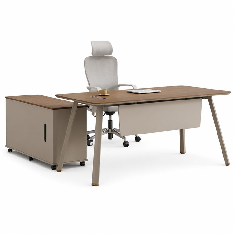Customized Elegant Modern Wooden Executive Office Desk Classic Office Table for Boss or President Furniture