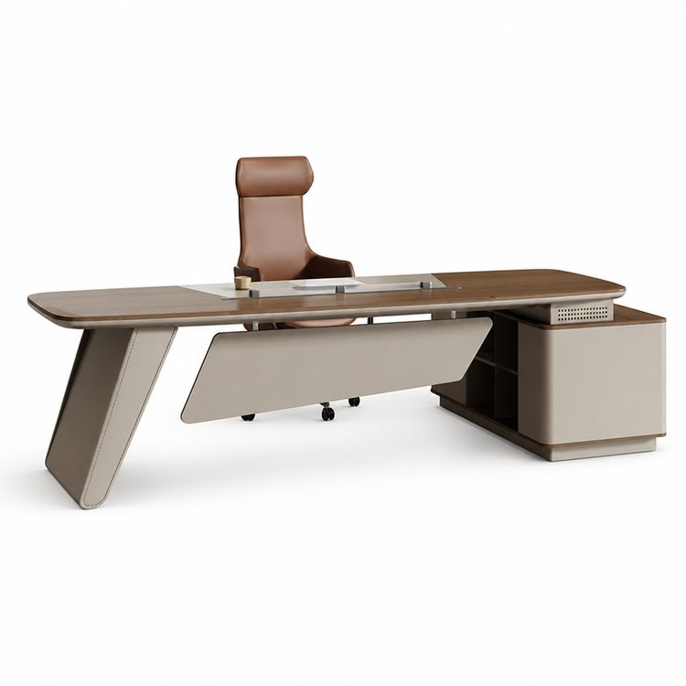 Luxury Boss Office Desk Modern Design Multi-Purpose Manager Desk Durable for Home Workshop School Hotel