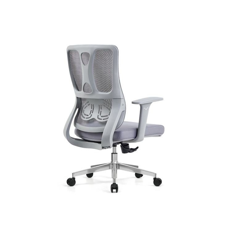 Comfortable Cheap Executive Modern Office Chair Fish Net Backrest Swivel Ergonomic Design Adjustable Height 3-Level Gas Spring