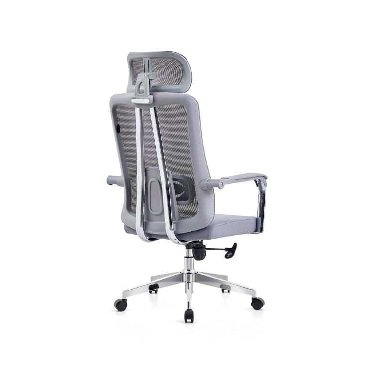 Newly Designed High Quality Modern Mesh Executive Office Chair with Aluminum Base Adjustable Lumbar Support Seat Height
