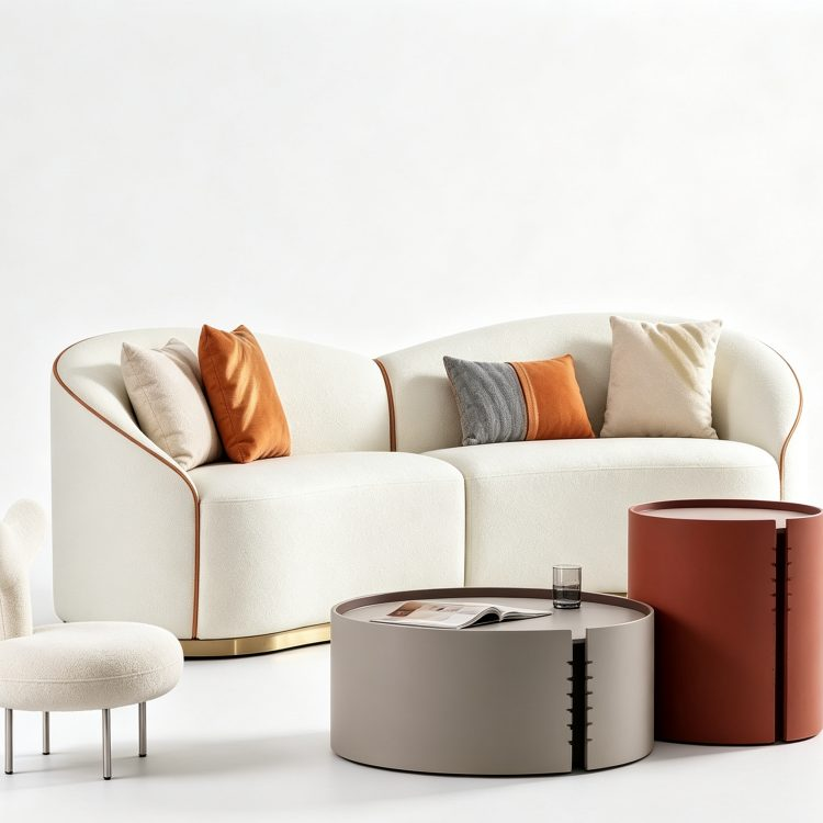 Modular Sectional Leather Upholstered 2 Seater Lounge Living Room Home Furniture Indoor Comfortable Couch Sofa Set