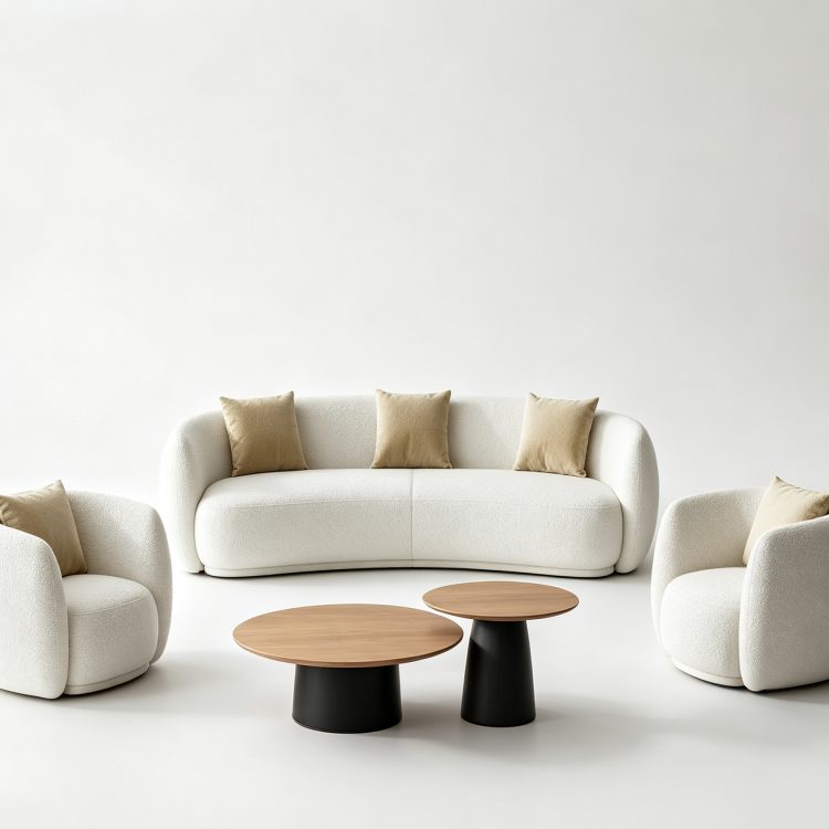 Light Luxury Internet Celebrity Style Soft Wrapped Sponge Sectional Sofa Set High Resilience Comfort Modular Apartment Living