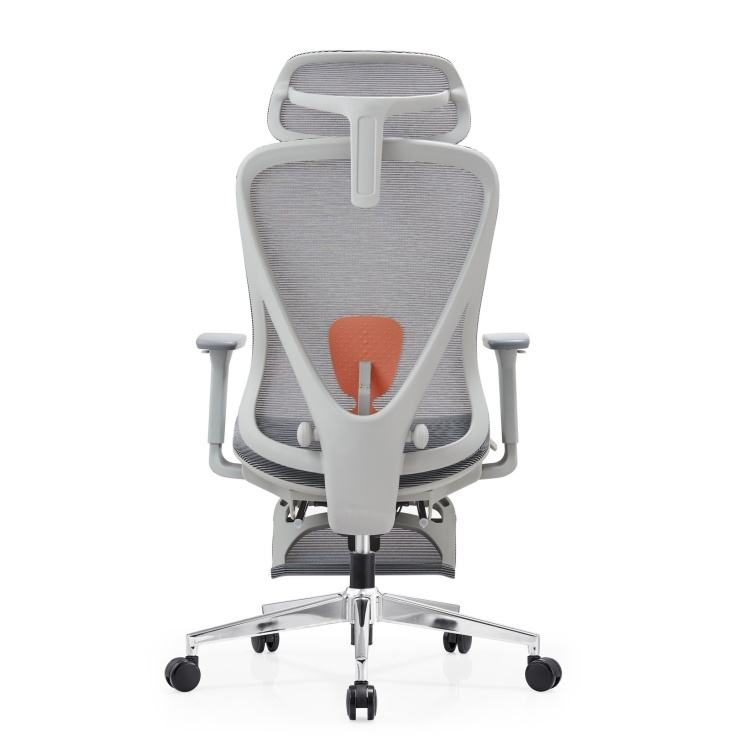 Beston Office Furniture Comfortable Chairs Lumbar Support Adjustable Mesh Office Chair Ergonomic Grey Full Mesh Office Chair