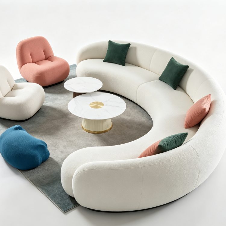 Modern Comfortable Design Hotel Villa Office Waiting Room Home Office Luxury Sofa