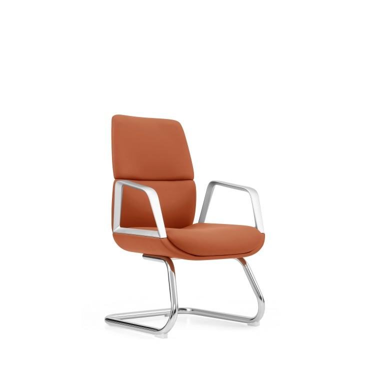 Contemporary Ergonomic Modern High Back PU Leather Manager Chair with Padded Seat & Back for Conference Room Office School