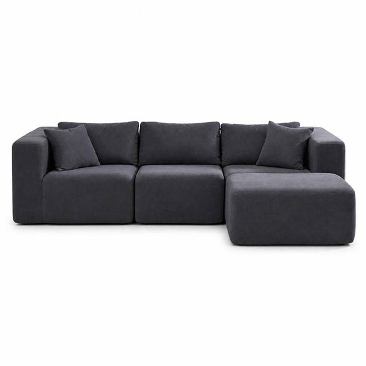 Compressed Modular Fabric Living Room Sofa-Modern Design
