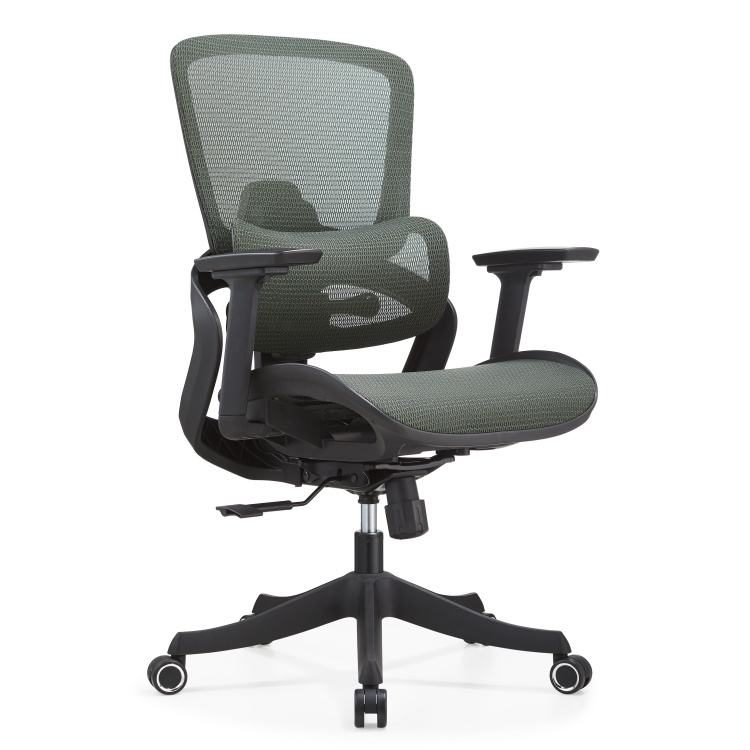 Ergonomic High Back Office Chair Comfortable Mesh Footrest Customized Base Adjustable Height Modern Design Home Office Foam PU