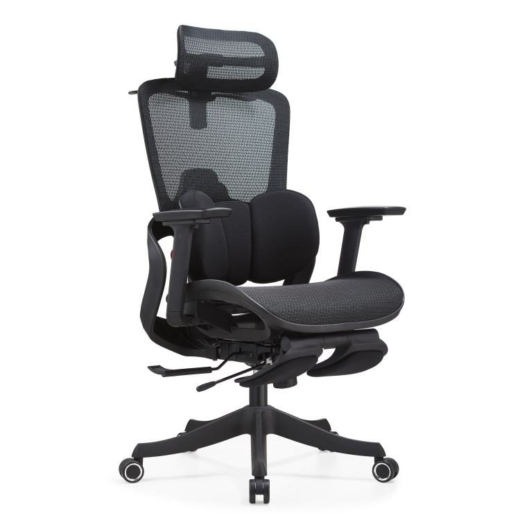 Hot Sale Designer Ergonomic Home Swivel Executive Chair Office 3D Function Armrest Mesh Chair With Footrest Gaming Chair