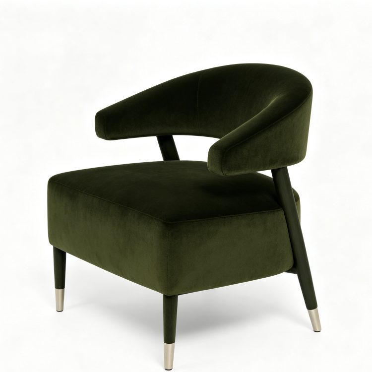 Modern Luxury Gold Metal Frame Armchair Soft Fabric Home Furniture for Living Room Bedroom Office Leisure Lounge