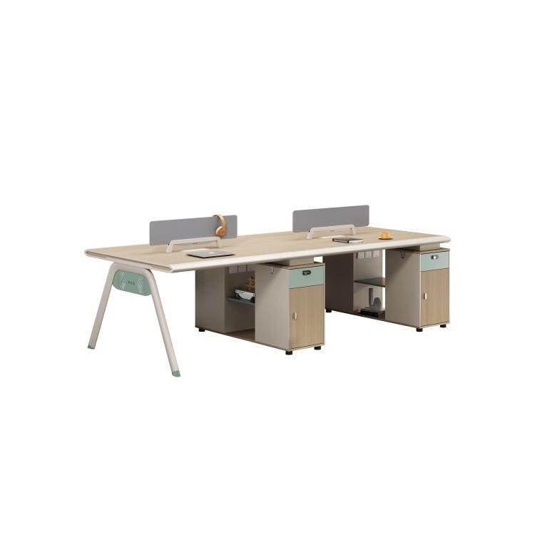Office Desk & Chair Set with Privacy Screens Collaboration and Privacy Solutions for Open Office Spaces