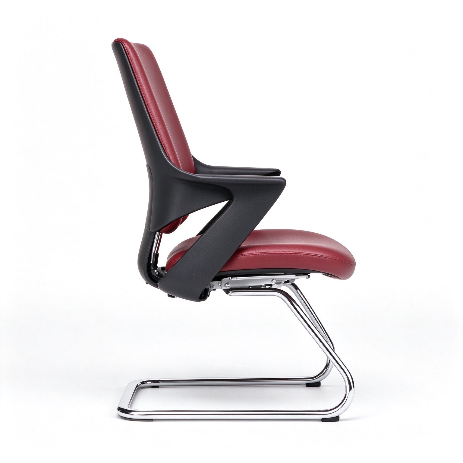 Modern Fashion Ergonomic Simple PU Leather Gray Adjustable High Black Swivel Comfortable Business Executive Office Chair Armrest