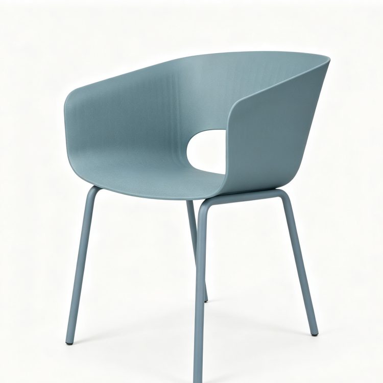 Wholesale Modern Minimalist Plastic Frame Reception Visitor Chair, Comfortable Leisure Office Chair for Office Waiting Area