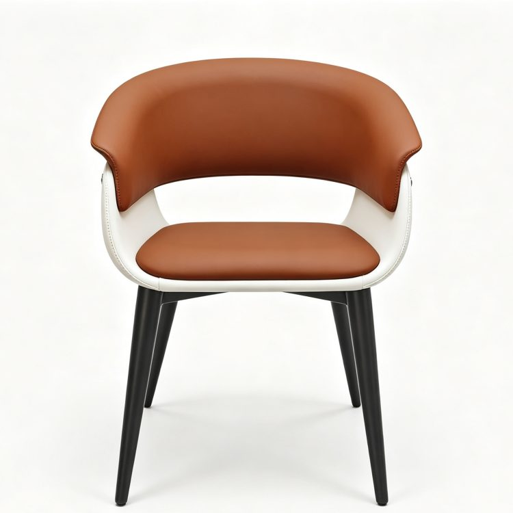 Light Luxury Minimalist Backrest Office Chair, Commercial Negotiation Reception Chair for Hotel Cafe Sales Showroom