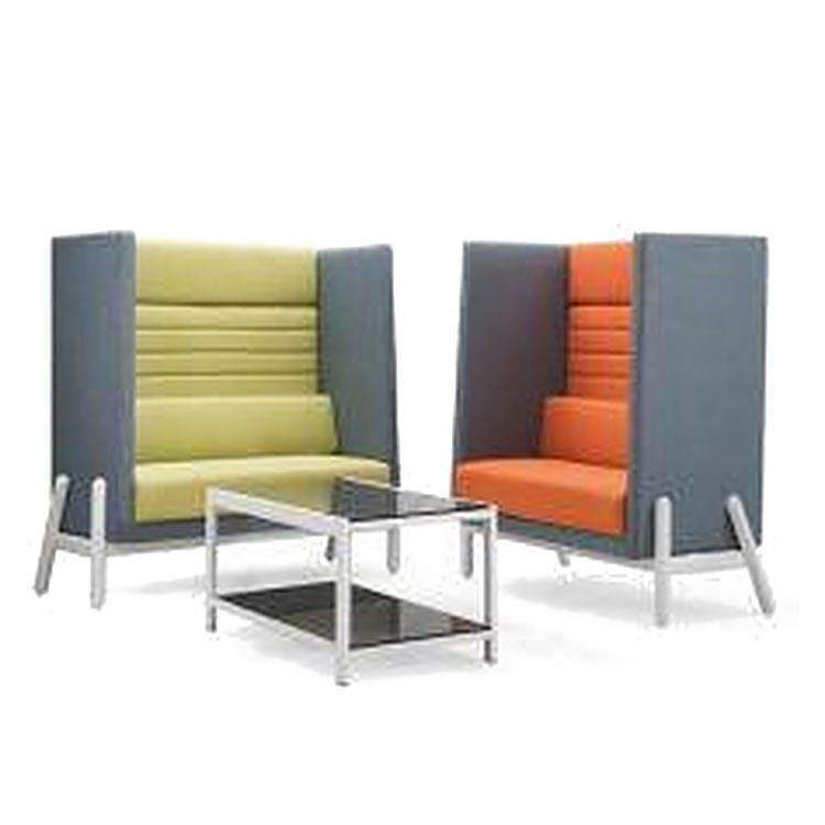 Leisure Sofa Partition Area for Negotiation Cabin High Rebound Performance Solid Wood Inner Frame Modern Design Eco-Friendly