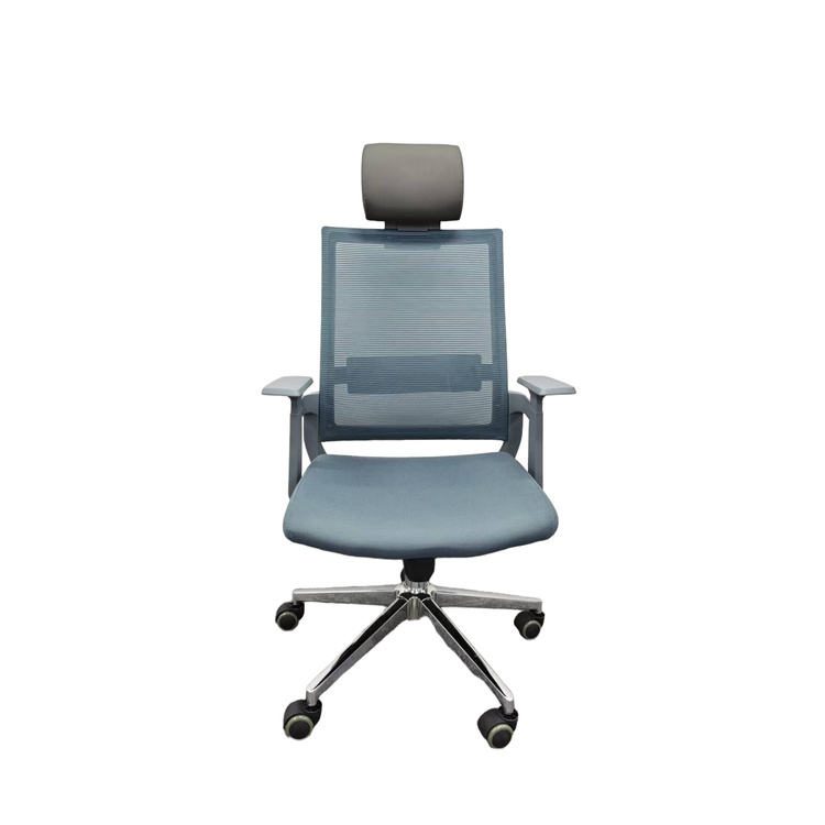 Ergonomic Office Chair with Curved Sponge Headrest for Staff