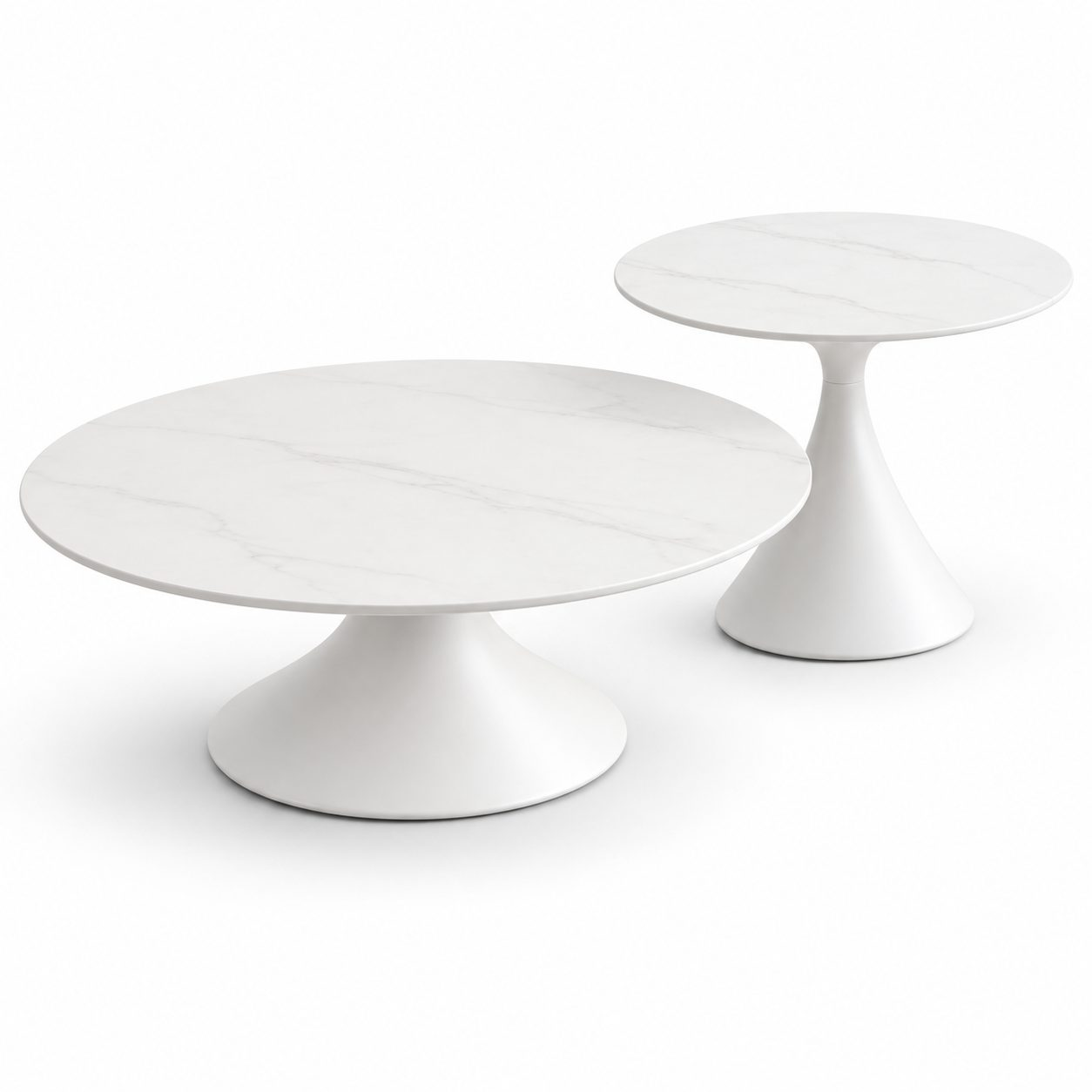 Luxury Living Room Furniture Durable Solid Wood Metal Side Table Round Coffee Tables for Iron Art Piano Baking