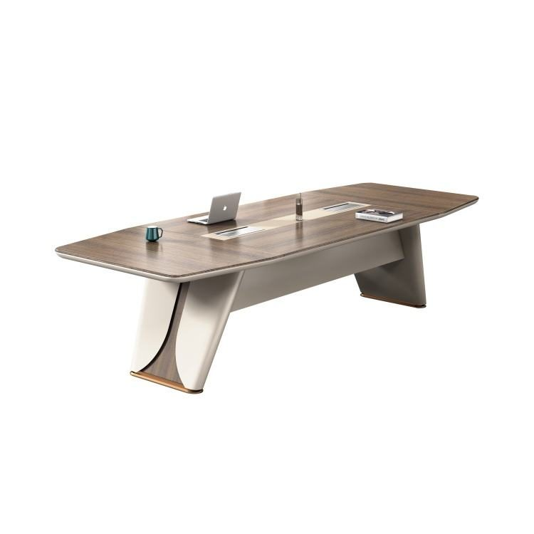 Conference Chair-Bevel Edge Process-High Quality Wood Plate-Multi-Function Socket Charging Box Modern Design Eco-Friendly
