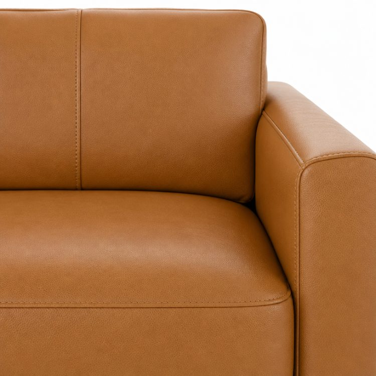 Modern Stylish Leather Sectional Modular Luxury Durable Eco-Friendly High-Density Sponge Executive Office Home Office Sofa