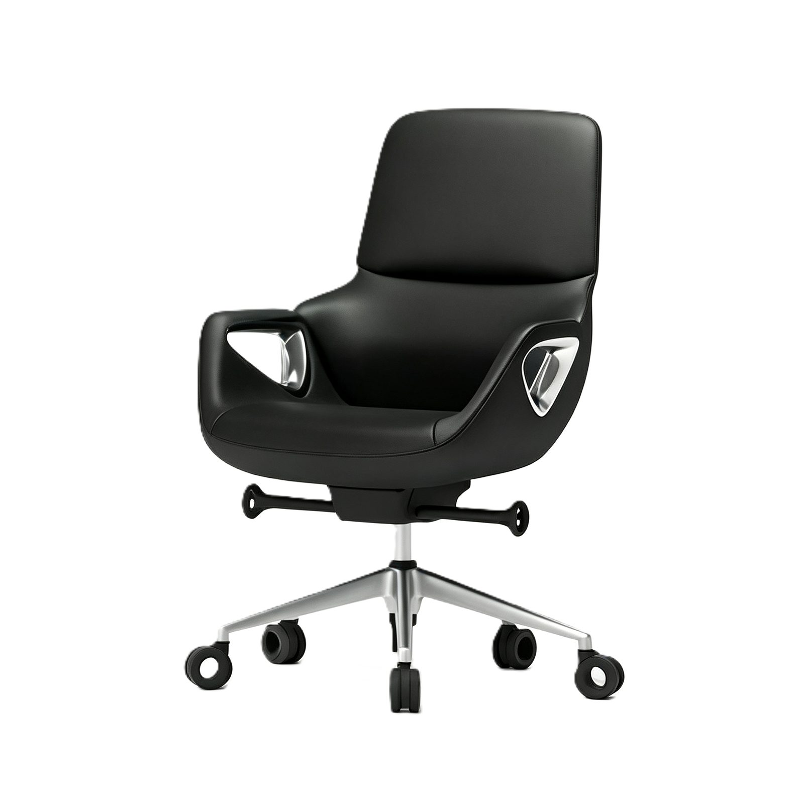 High End Luxury Leather Executive Chair Height Adjustable Ergonomic Swivel Chair High Quality Office Boss Computer Chair