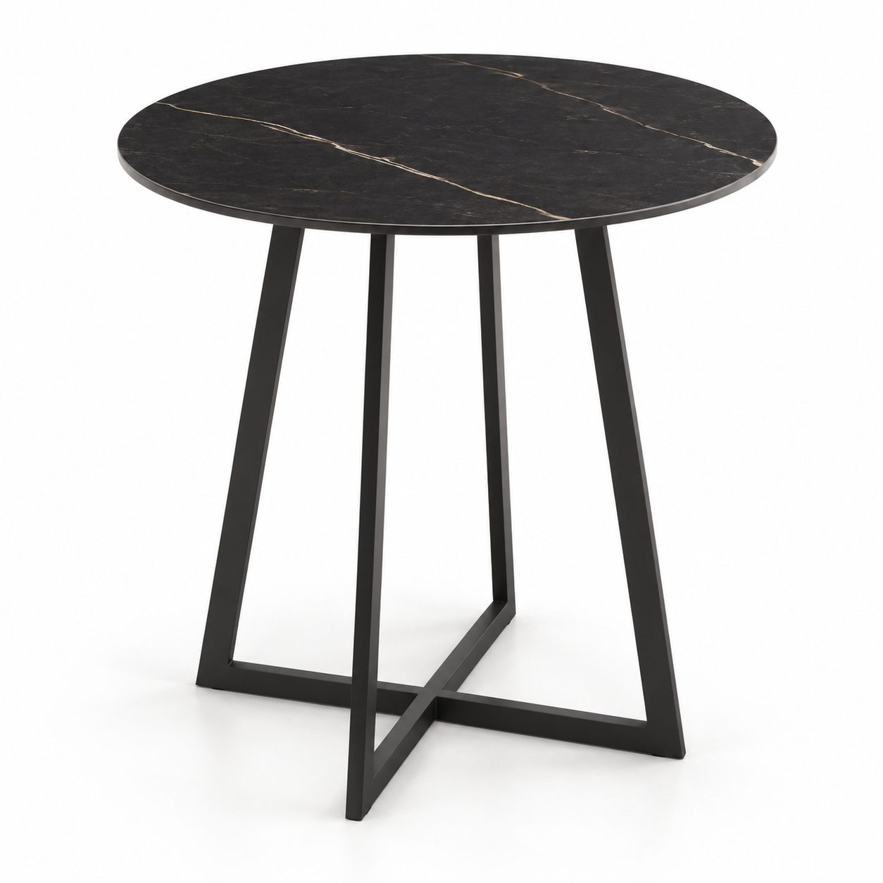 Modern Minimalist Round Coffee Dining Table for Small Apartments Leisure Balcony Chairs Reception & Negotiation Use
