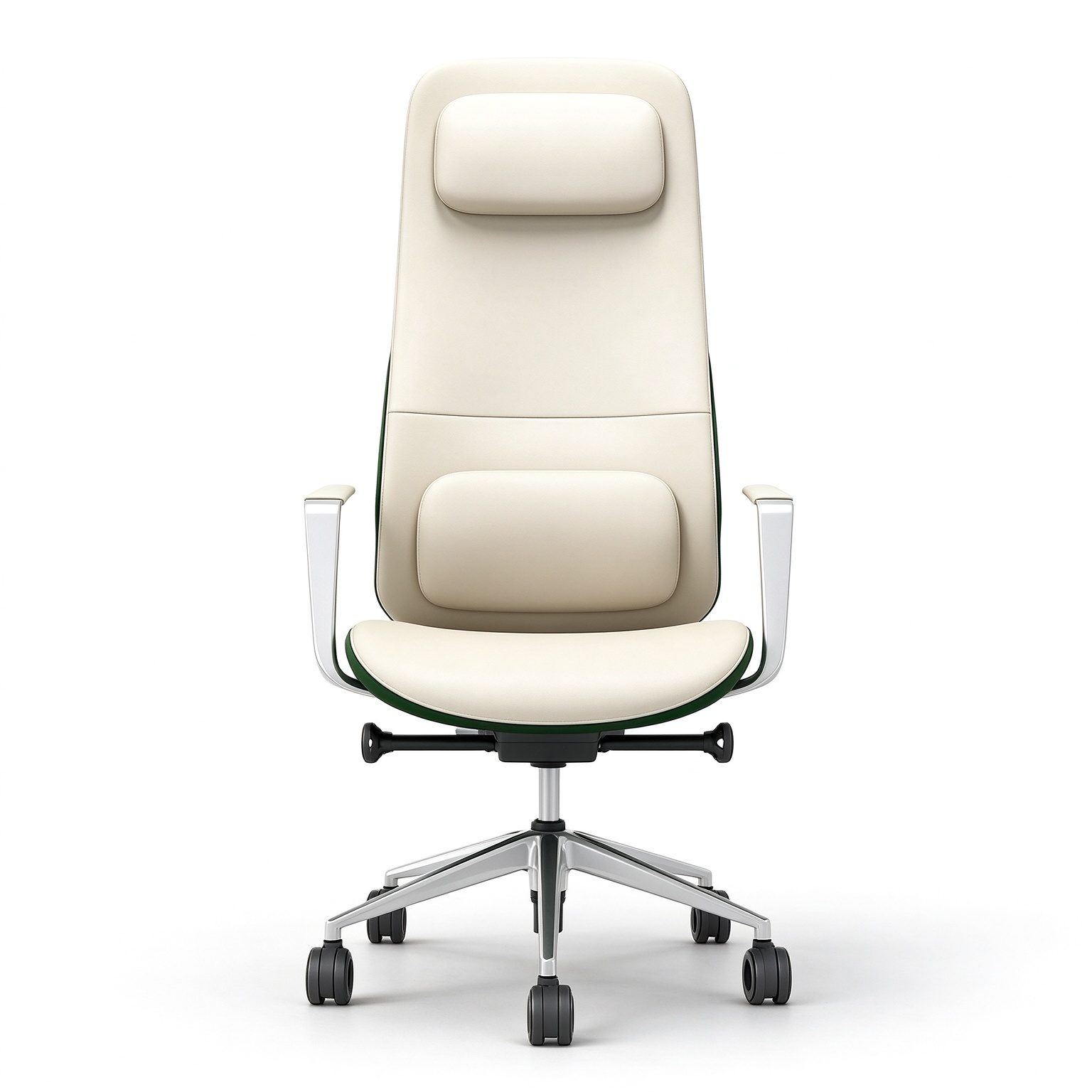 Modern High-Back Leather Executive Office Chair Ergonomic & Rotating Design for Home & Office Use