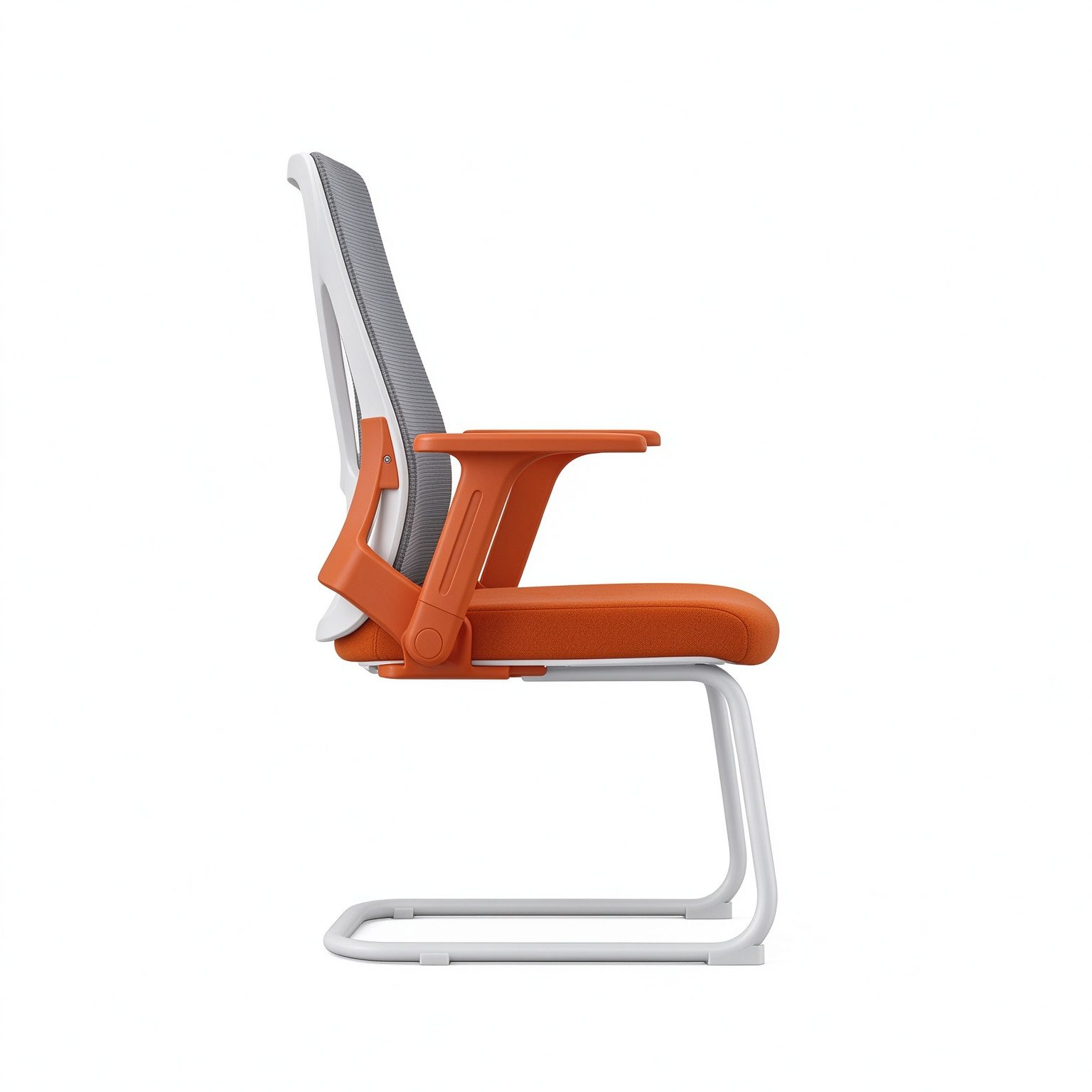 Modern Guest Chair Ergonomic Office Mesh Chair with Durable Fabric Reception Conference Chair